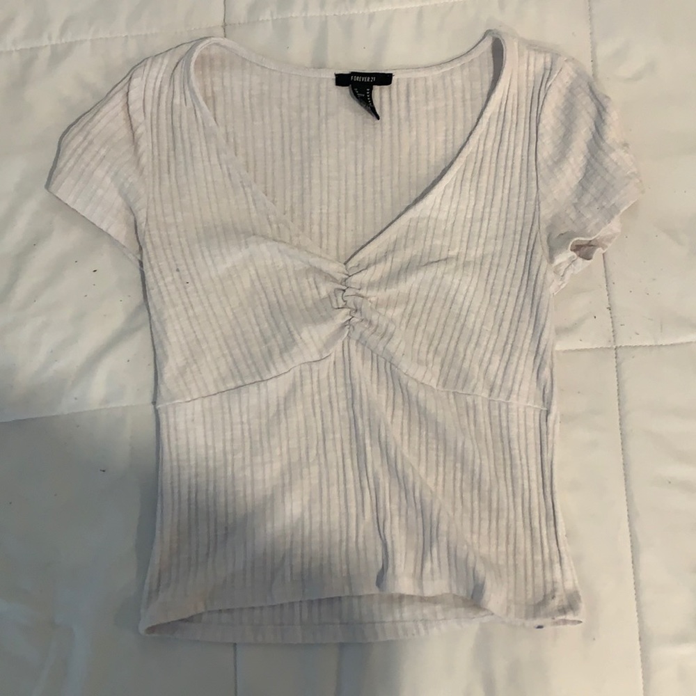 forever 21 white top
